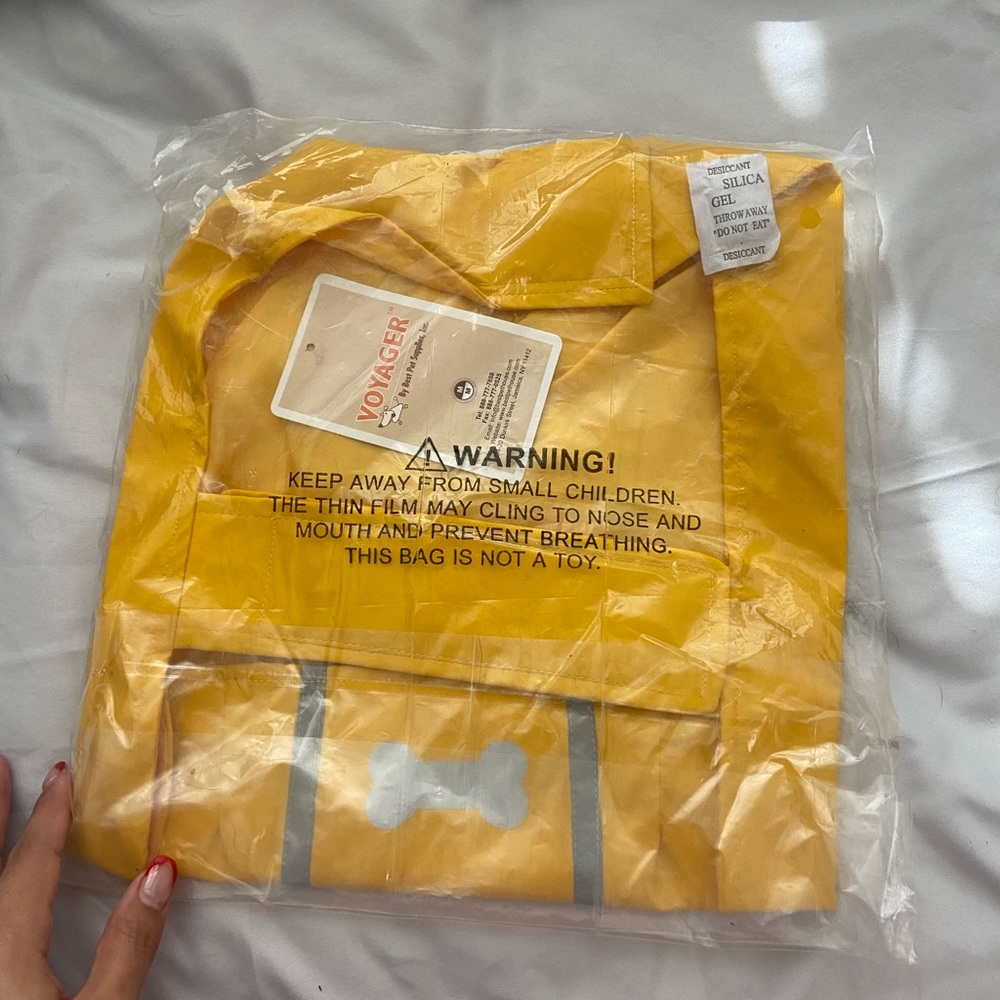 Dog raincoat size M